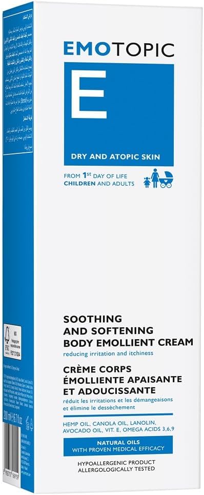 Emotopic Soothing and Softening Body Emollient Cream 200ml