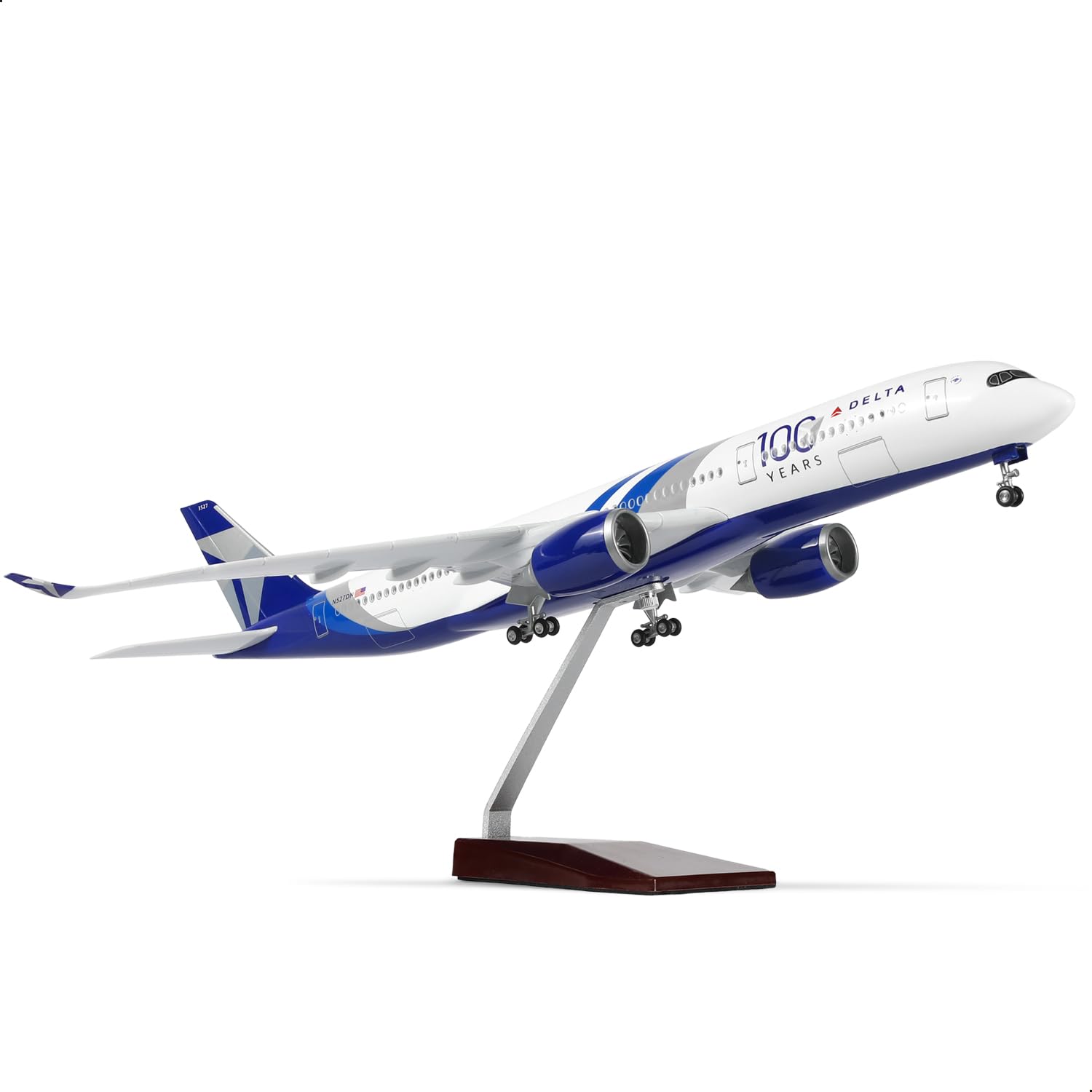 DELTA A350 プラモデル Amazon.com: QIYUMOKE 1/144 Large Scale A350 Airplane Model Kits