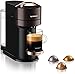De'Longhi Nespresso Vertuo Next ENV120.BW, Máquina de Café y Espresso con WIFI y Bluetooth, Cafetera Automática de Cápsulas, Preparación con un Solo Toque, Pack de 12 cápsulas, Marrón