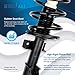 Detroit Axle - 8pc Front Struts Kit for 2007-2012 Chevy Traverse GMC Acadia Buick Enclave Saturn Outlook, 2 Struts w/Coil Spring 2 Outer Tie Rods 2 Sway Bars 2 Lower Ball Joints Replacement Suspension