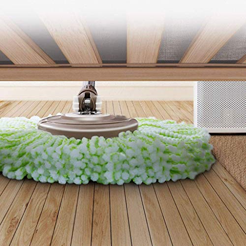 Juego de fregona giratoria y cubo con sistema de fácil escurrido, paño de microfibra lavable para una limpieza eficiente del suelo del hogar y la cocina
