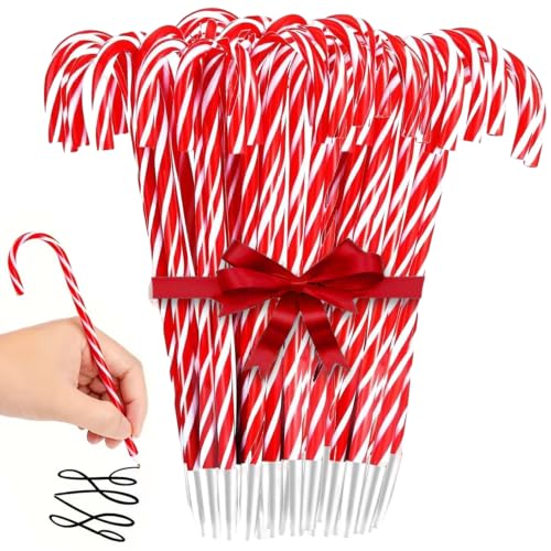 Stylos de Noël canne à sucre en plastique jolis stylos enfants adultes