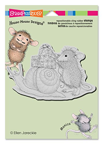 Stampendous House Mouse a Lumachina Cling Timbro