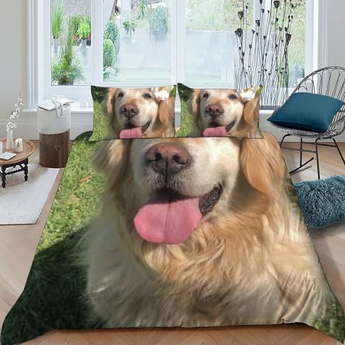 Housse de couette 200x200cm animaux imprimé 3d de qualité supérieure en microfibre - 3