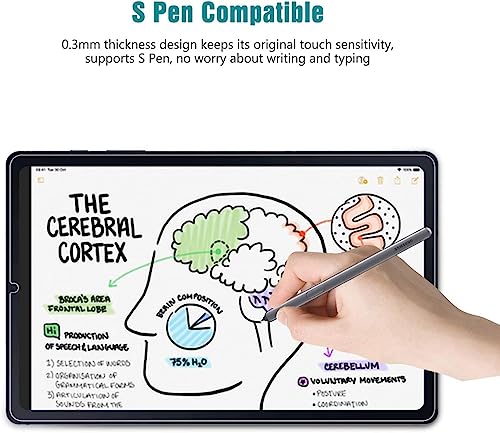 Image of VERTUS Premium Tempered Glass Screen Protector Compatible for Samsung Galaxy Tab S6 Lite / S6 Lite (2022) (S Pen Compatible) (SM-P610, SM-P613, SM-P615, SM-P619) (10.4 inch inch)
