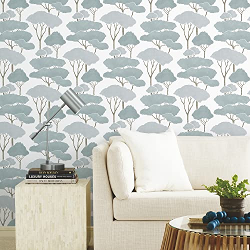 RoomMates Umbrella Pines Peel and Stick Wallpaper