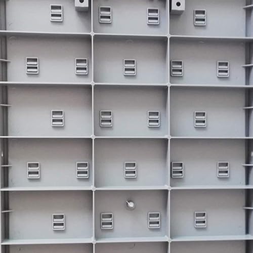 Miniatura 8 de Estante de secado de laboratorio de 2 piezas, estante de secado de cristalería de laboratorio de montaje en pared, 27 clavijas de secado