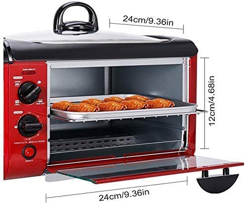 ZJN-JN Brotbackautomaten 3-in-1 Retro Familienzimmer Bahnhof Maker-Center Multi-Funktions-Kaffeemaschine mit… – Bild 7