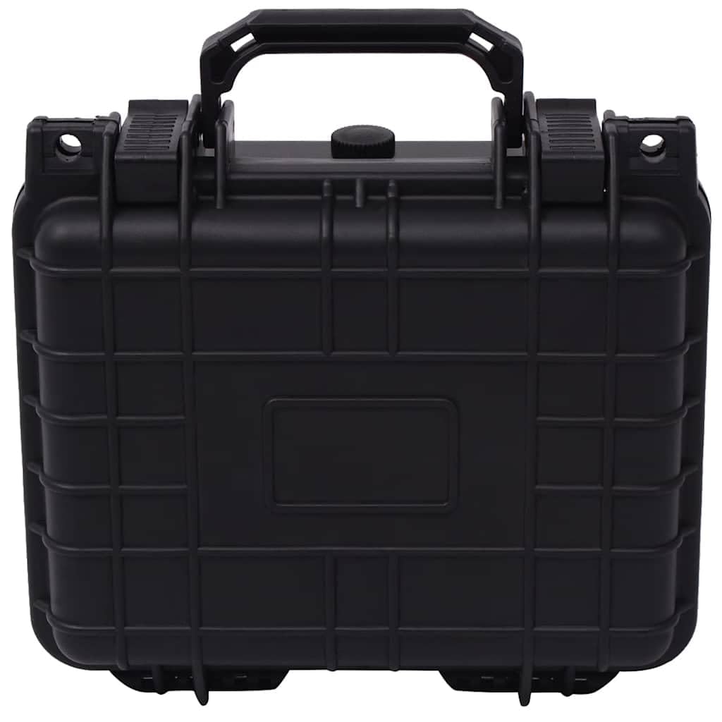 Mangloder - Valigetta universale nera, 27 x 24,6 x 12,4 cm, con guscio rigido, impermeabile, antiurto, con inserti in schiuma, ideale per fotocamera, obiettivo, accessori, outdoor, viaggi, protezione