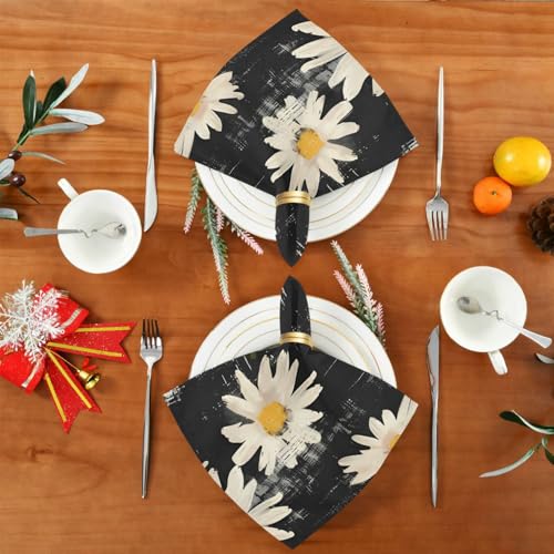 Servilletas de Tela con Diseño de Flores Pack de 6 miniatura 5