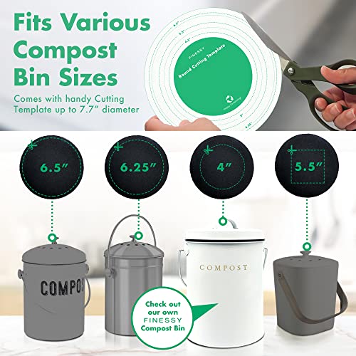 FINESSY-Compost-Bin-Kitchen-Compost-Bin-Countertop-Compost-Bin-for-Kitchen-1-Gallon-Compost-Bucket-for-Kitchen-Indoor-Compost-Bin-Counter-Compost-Bin-with-Lid-Food-Composter-Kitchen-Counter-Tabl