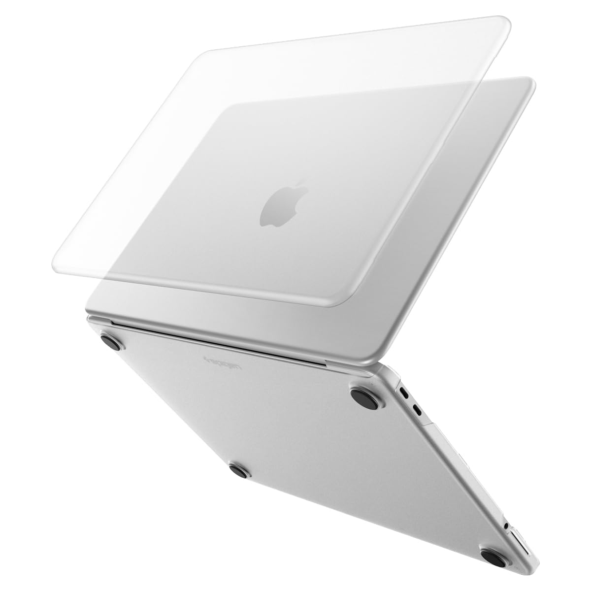 Spigen Air Skin Hülle für MacBook Neo 13 Zoll A18 Pro Chip A3404 (2026) | Transluzentes Hard Shell Case mit Premium-Mattfinish, schlankem, leichtem Design, optimierter Belüftung - Frost Klar