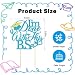Blue I'm Done With This B.S. Graduation Cake Topper Glitter Mortarboard Cake Decor for Graduation Party Decoration