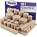 Filzada® Filzgleiter Selbstklebend Set 106 Stück (Eckig und Rund) - Beige - Profi Möbelgleiter Filz Mit Idealer Klebkraft