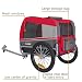 Tiggo VS Pets M Hundeanhänger Fahrradanhänger für Hunde Hundefahrradanhänger 80201 (ROT)
