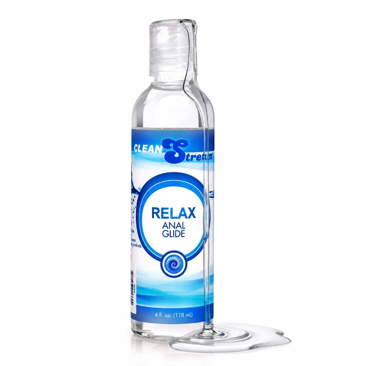 Cleanstream Relax WaterBased Glide,Unscented,Fragrance Free Lubricant-4 oz