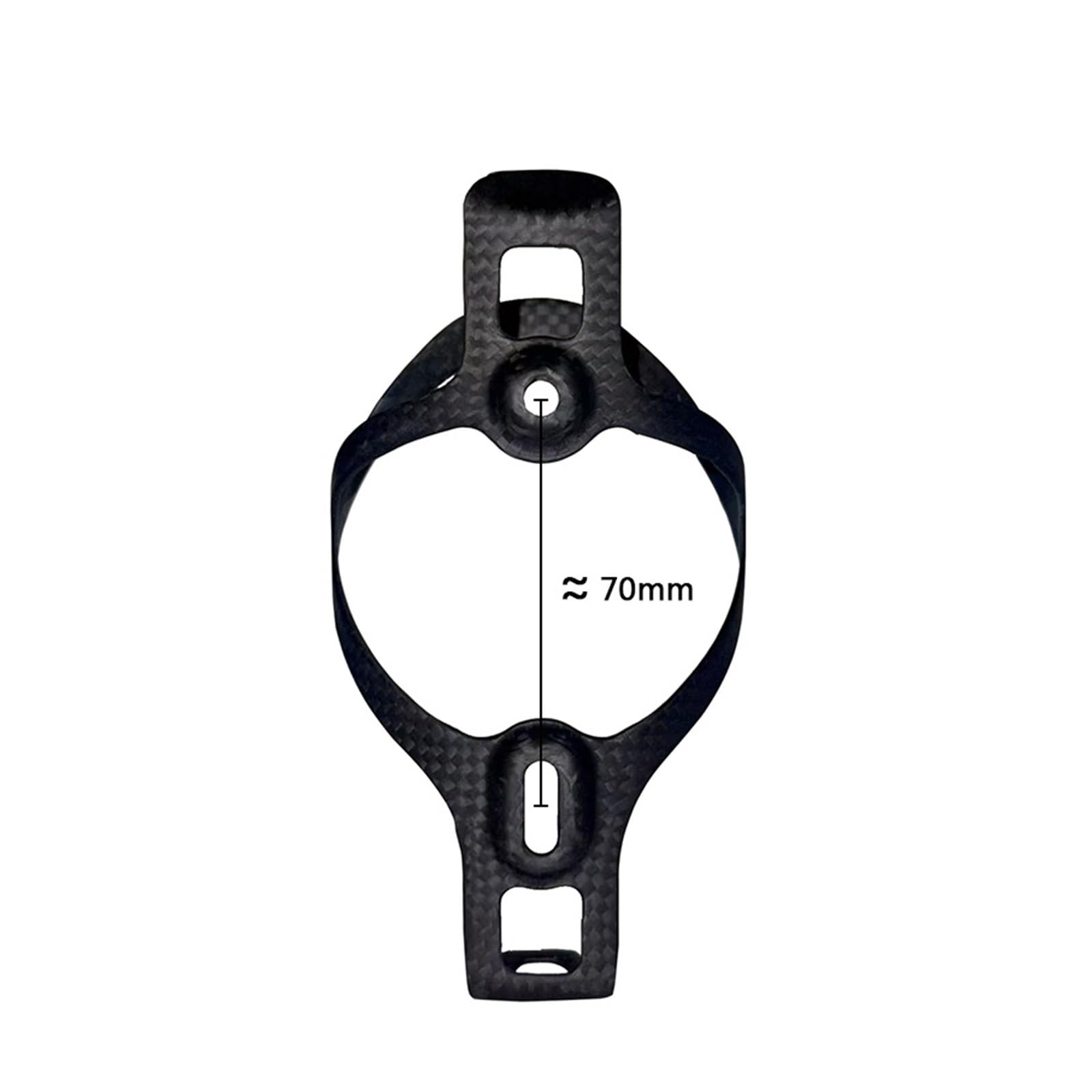 Ultraleichter Fahrradflaschenhalter aus mattierter Faser