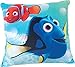 Fun House Disney 712599 Dory Cuscino per bambini, in cotone, colore: azzurro, 35 x 35 x 14 cm
