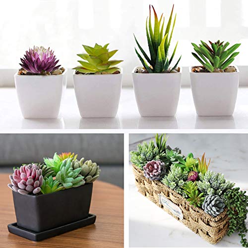 Anoak Artificial Succulent Plants - 16 Pcs Set Faux Succulents Unpotted Fake Succulent Plants, Premium Crafting Diy Floral Decor For Home Garden Office Party (High Realistic ) #TOP2