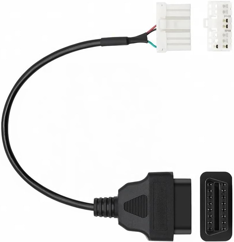 Miniatura 2 de Adaptador de conector OBD de 12 pines a OBD2 de 16 pines compatible con Tesla Model XS 2012-2015