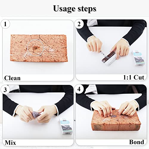 Vikeytim EP120BR Epoxy Putty, 120G 2 Part Fast Repair Epoxy Putty Wood thumb #1