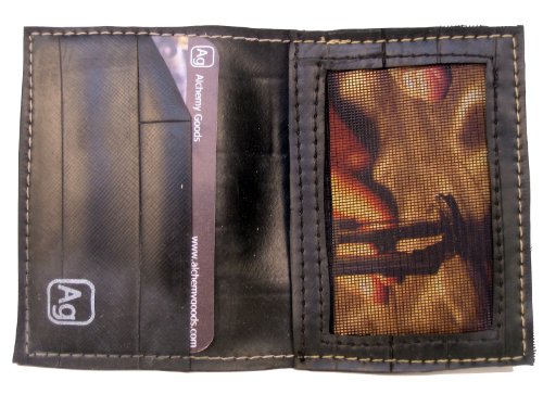 Belltown Compact Wallet, Made from Recycled Bike Tubes (Styles May Vary)2