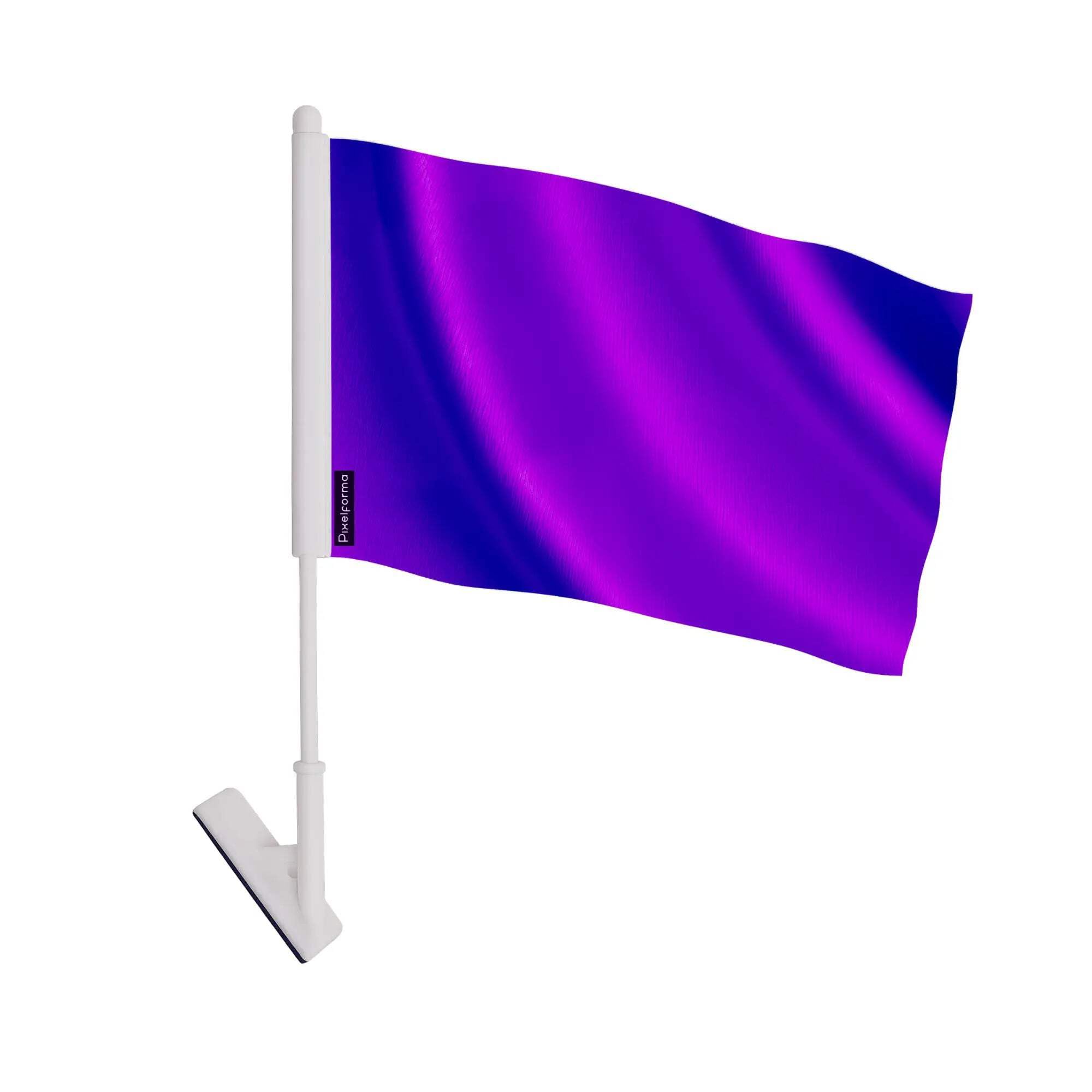 Drapeau adhésif violet foncé en polyester pour éviter les erreurs de tri