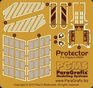 Galaxy Quest NSEA Protector Model Kit Photoetch Set