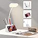 Lampada da Scrivania a LED,Owwasd Lampada da Tavolo Led Ricaricabile,8 livelli di luminosità 3 modalità di illuminazione LED Protezione Degli Occhi per Lettori di Notte,Bambino,Studio