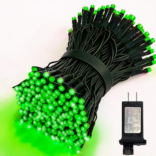 Luces de Navidad enchufables con 16 modos y temporizador para decoraciones exteriores