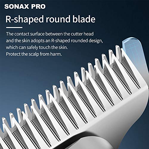 XWU Aparador de Pelos, Máquina de cortar cabelo sem fio para homens Kit de corte de cabelo recarregá