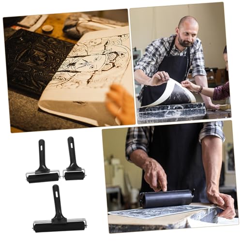 Rouleau en caoutchouc à étalement uniforme pour linogravure