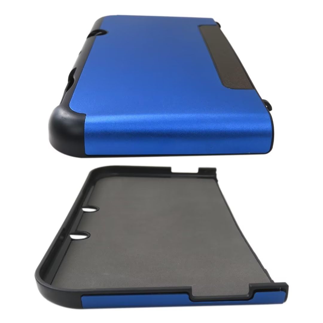 Funda protectora de aluminio y plástico azul para Nintendo New 3DS XL LL (modelo 2015)