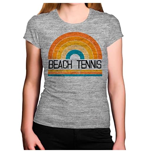 Camiseta Feminina Cinza Beach Tennis Arco (p)