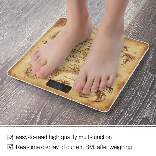 Báscula digital JTREHY para baño con vidrio templado miniatura 5