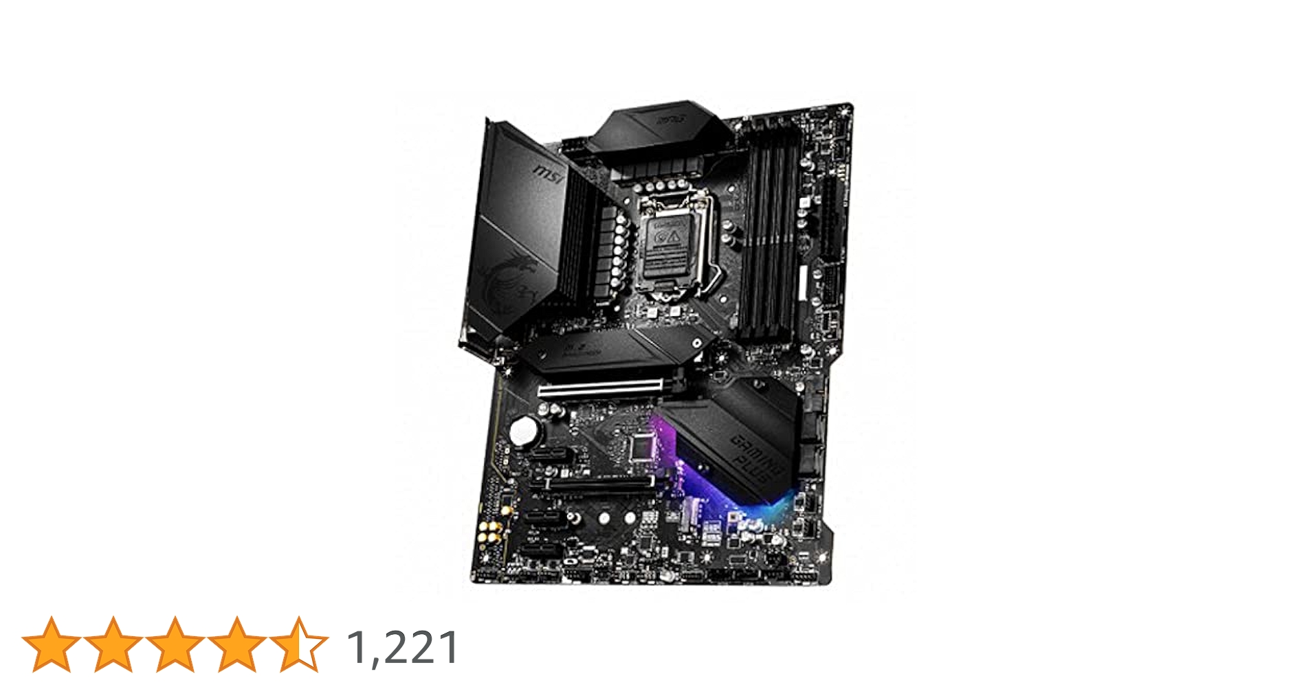 Amazon | MSI MPG Gaming Plus Intel Z490 LGA 1200 ATX DDR4