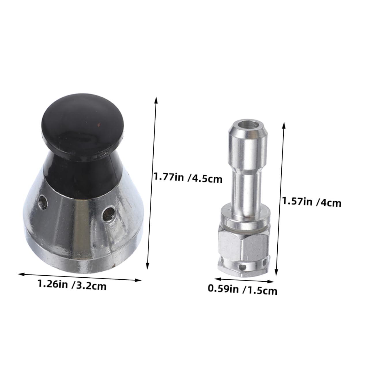 BEBEMOKO 2 Sets Pressure Cooker Exhaust Rod Plastic Stainless Steel Pressure Cooker Valve Replacement Pressure Relief Valve Pressure Cooker Jigger Valve