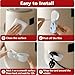 4 Pack Upgraded Cord Organizer for Kitchen Appliances with Self Adhesive Mount - Stick On Cord Organizer for Appliances, Cable Cord Holder Cord Winder for Blender, Mixer, Toaster, Air Fryer (Black)