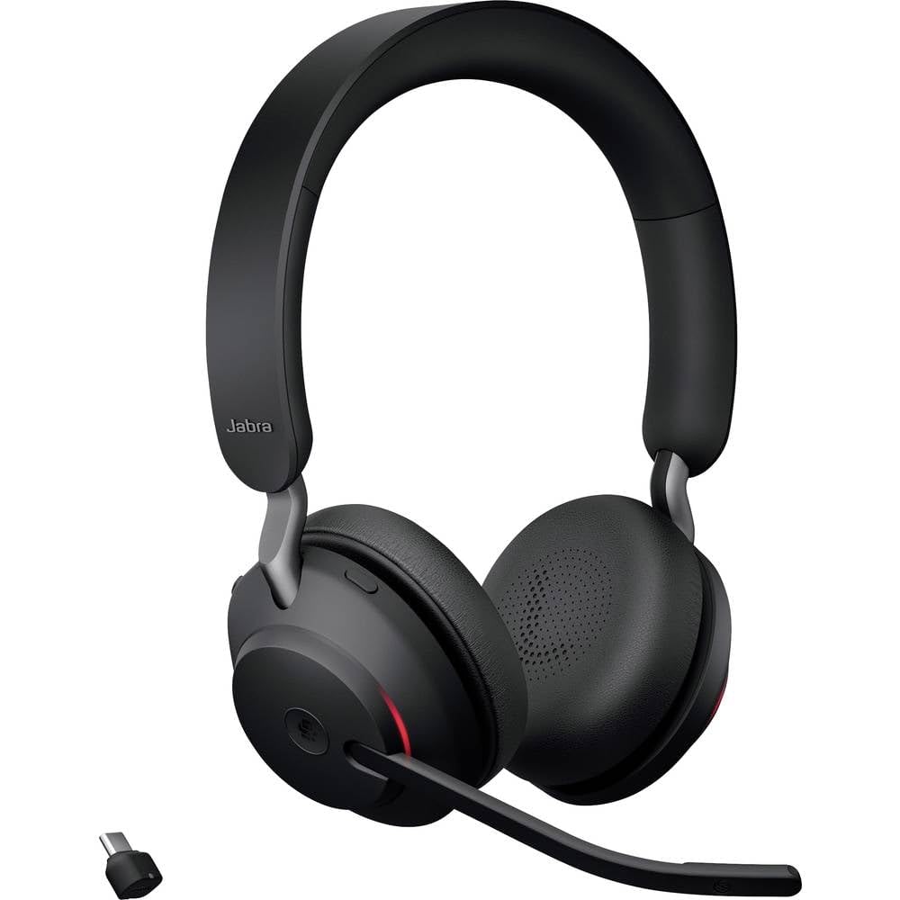 ヘッドホン Jabra Evolve2 65 MS Stereo TYPE-C Jabra Fone de ouvido Evolve2 65 sem fio para PC – Cancelamento de
