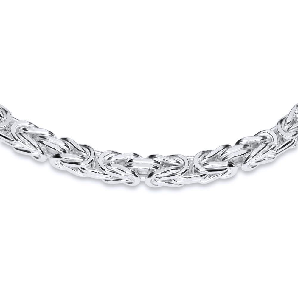 JEWLIX Silberarmband Königsketten Design aus 925er Silber 4,5 mm KA0045
