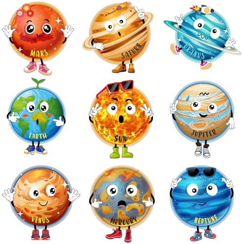 Pasimy 9 Pcs Planets Bulletin Board Decorations...