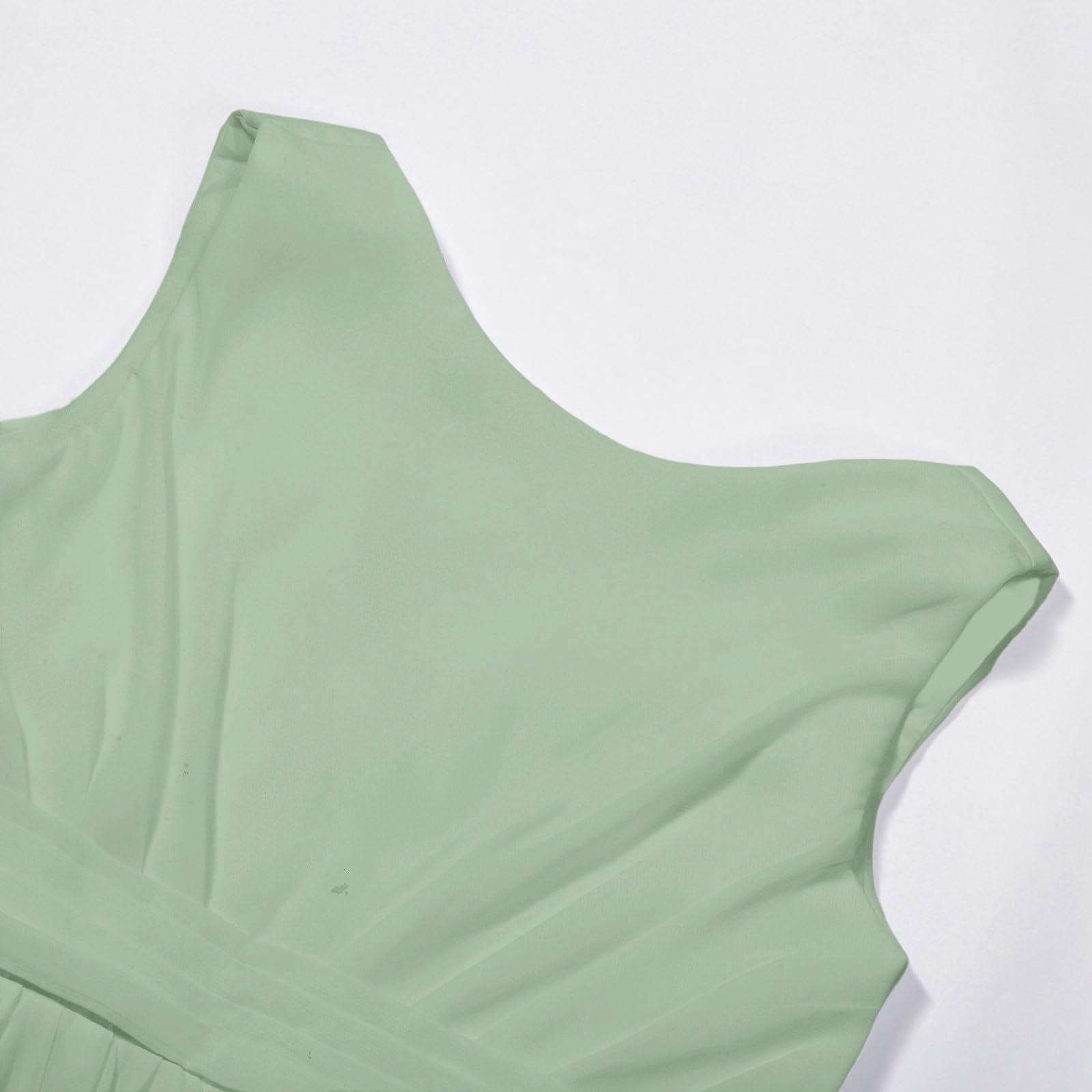 Generisch Abito da bambina, elegante, senza maniche, con scollo rotondo, per esibizioni, matrimoni, eventi all'aperto, perfetto per