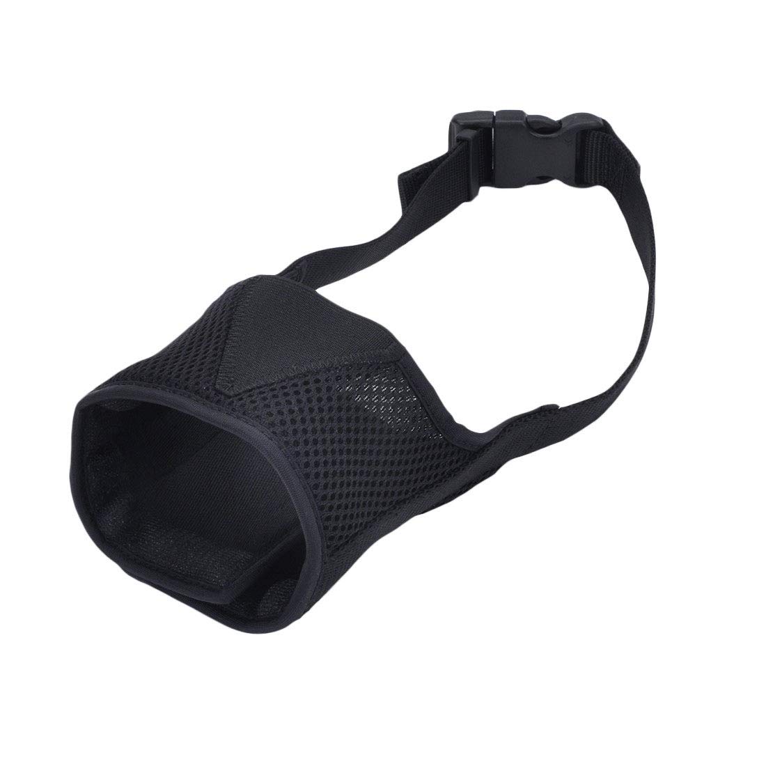 CoastalBest Fit Adjustable Comfort Dog Muzzle-Black, Snout Size 8.25"-10.5" (Pack of 1)