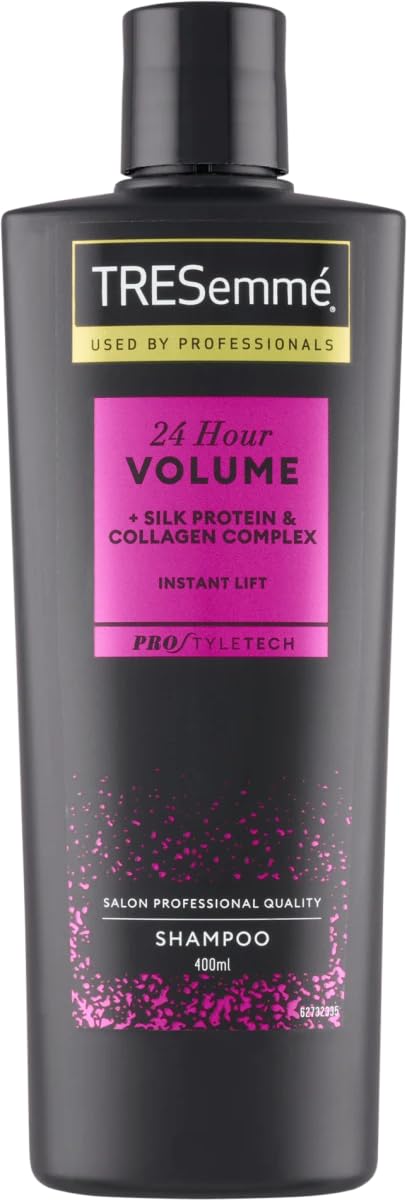 Tresemme 24 Hour Body Volume Shampoo 400ml, Silk Protein + Collagen Complex