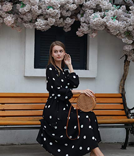 Rattan Bags for Women - Handmade Wicker Woven Purse Handbag Circle Boho Bag Bali 6