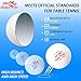 DOUBLE FISH Ping Pong Balls - White 3 Star WTT Smash Offical 40+ Table Tennis Balls - ITTF Approval Professional Ping Pong Ball - Liu Shiwen Endorsed Training & Competition Table Tennis Ball 6 Pack