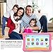 PRITOM 10 inch Kids Tablet Android 14 Tabletas 32GB, Quad-Core, 6000mAh, Large HD IPS Display, WiFi 6, Dual Camera, Bluetooth, Toddler Tablet for Kids Age 3+, Pink