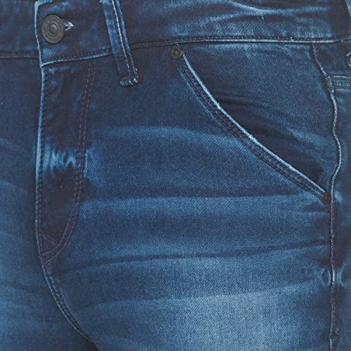 Image of Spykar Men's Cotton Jogger High-Rise Slim Fit Jeans (MACT-01BB-032)