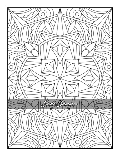 100 Amazing Patterns: An Adult Coloring Book with Fun, Easy, and Relaxing Coloring Pages - Image 48