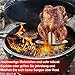 Hähnchenbräter, Hähnchenhalter aus Edelstahl, Bierdose für Hähnchengrill, Zerlegbarer Geflügelbräter mit Abtropfschale (1 Stück)